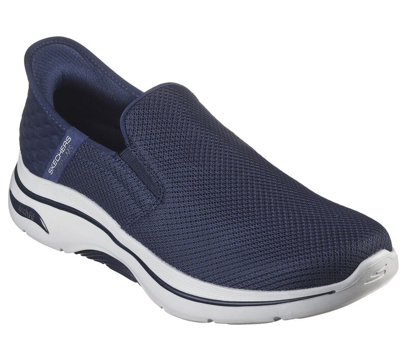 Purple skechers go walk best sale