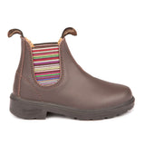 BLUNDSTONE 1413- Kid’s Brown Striped Elastic