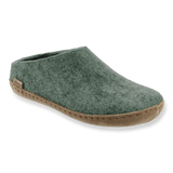 GLERUPS SLIP ON LEATHER- MOSS