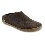 GLERUPS SLIP-ON LEATHER-BROWN